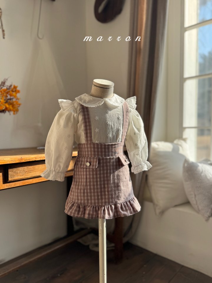 Marron - Korean Baby Fashion - #babyoutfit - Star Blouse - 12