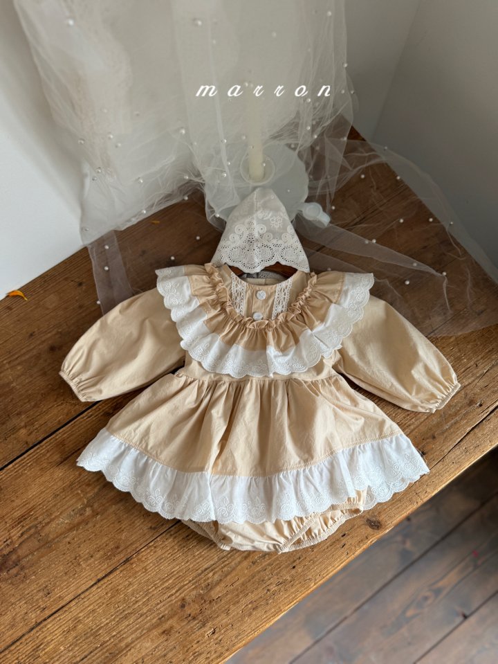 Marron - Korean Baby Fashion - #babyoutfit - Agnes Suit