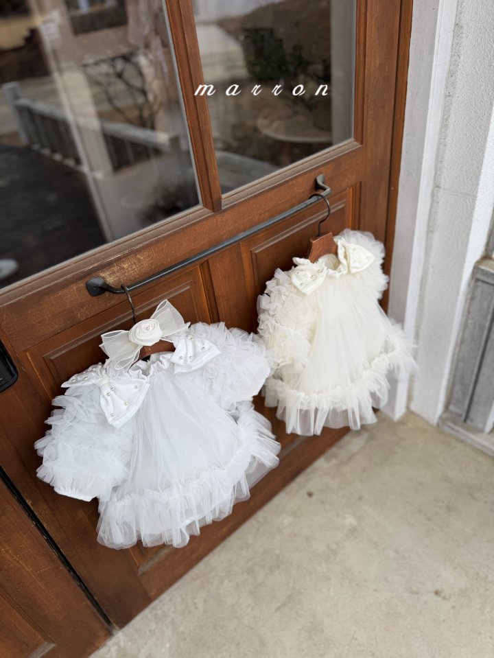 Marron - Korean Baby Fashion - #babyoutfit - Rose Hairband - 12