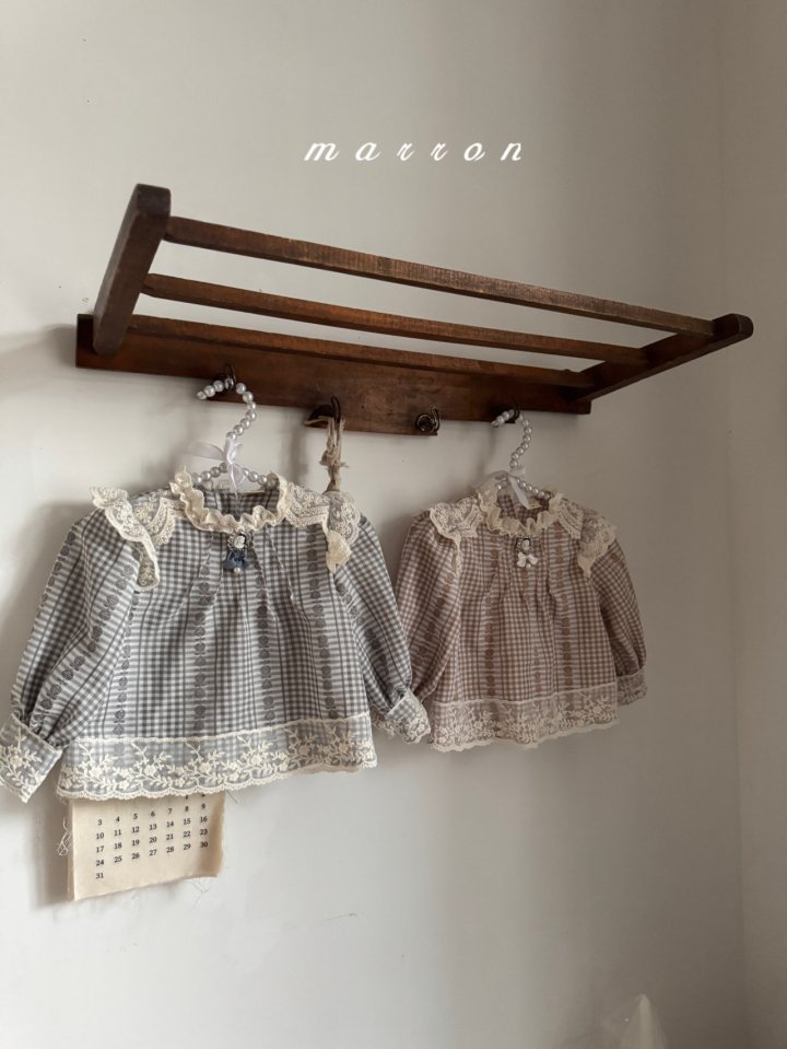Marron - Korean Baby Fashion - #babyoutfit - Victoria Brooch - 10