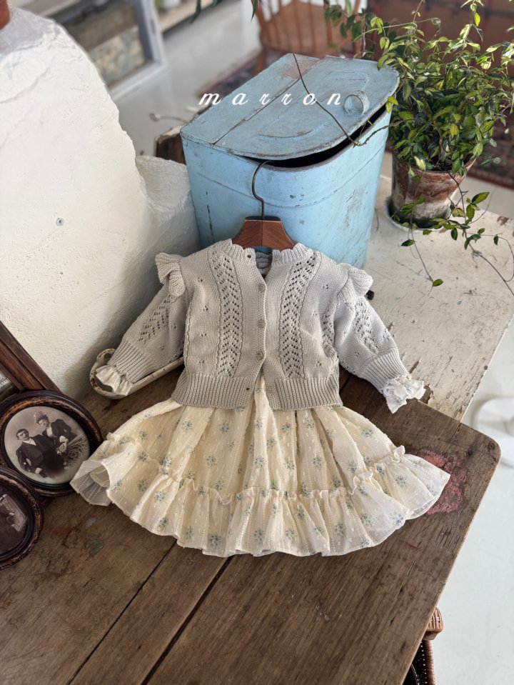 Irene Knit Cardigan by Marron for Baby - view 7