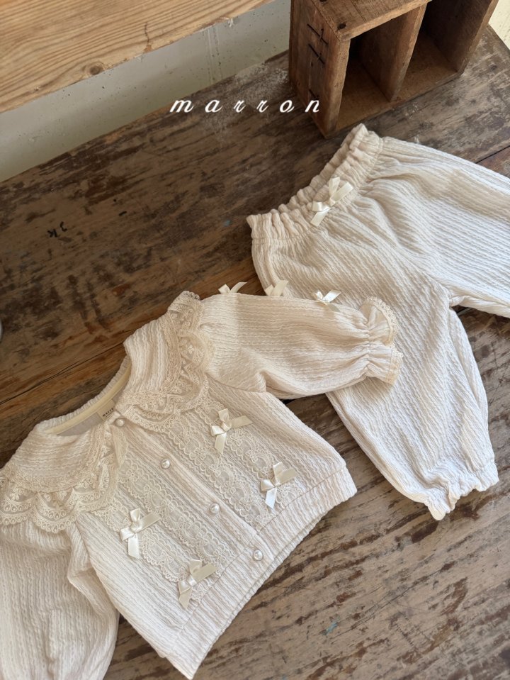 Marron - Korean Baby Fashion - #babyoutfit - Celine Cardigan - 5