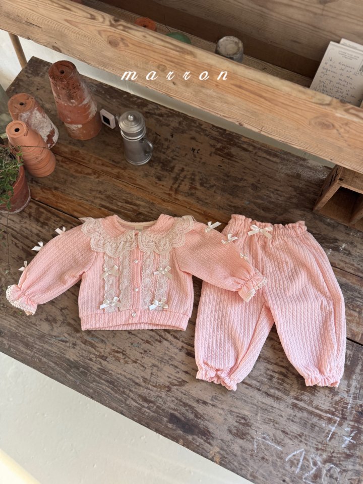 Marron - Korean Baby Fashion - #babywear - Celine Cardigan - 6