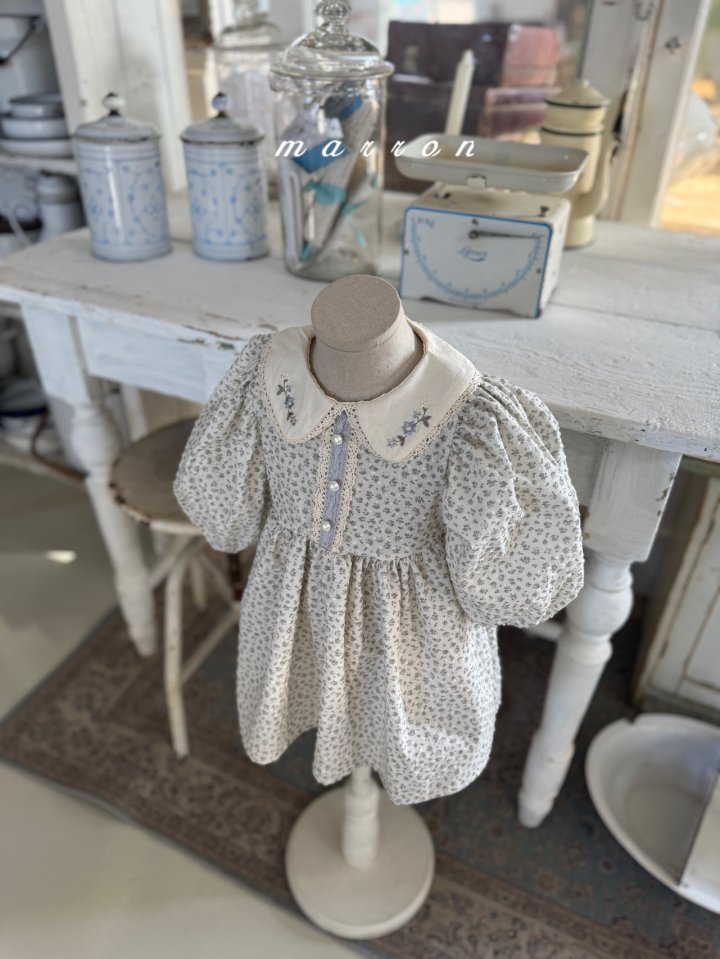 Marron - Korean Baby Fashion - #onlinebabyboutique - Mimosa One-piece - 3