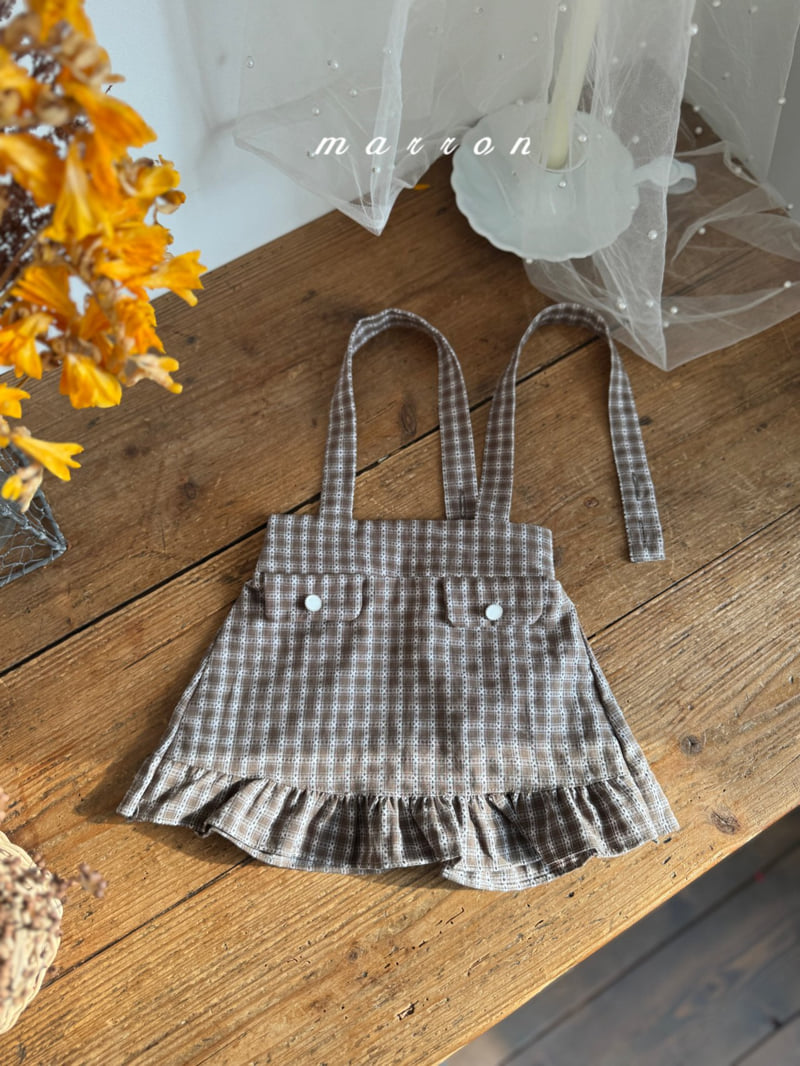 Marron - Korean Baby Fashion - #onlinebabyboutique - Daisy Skirt - 12