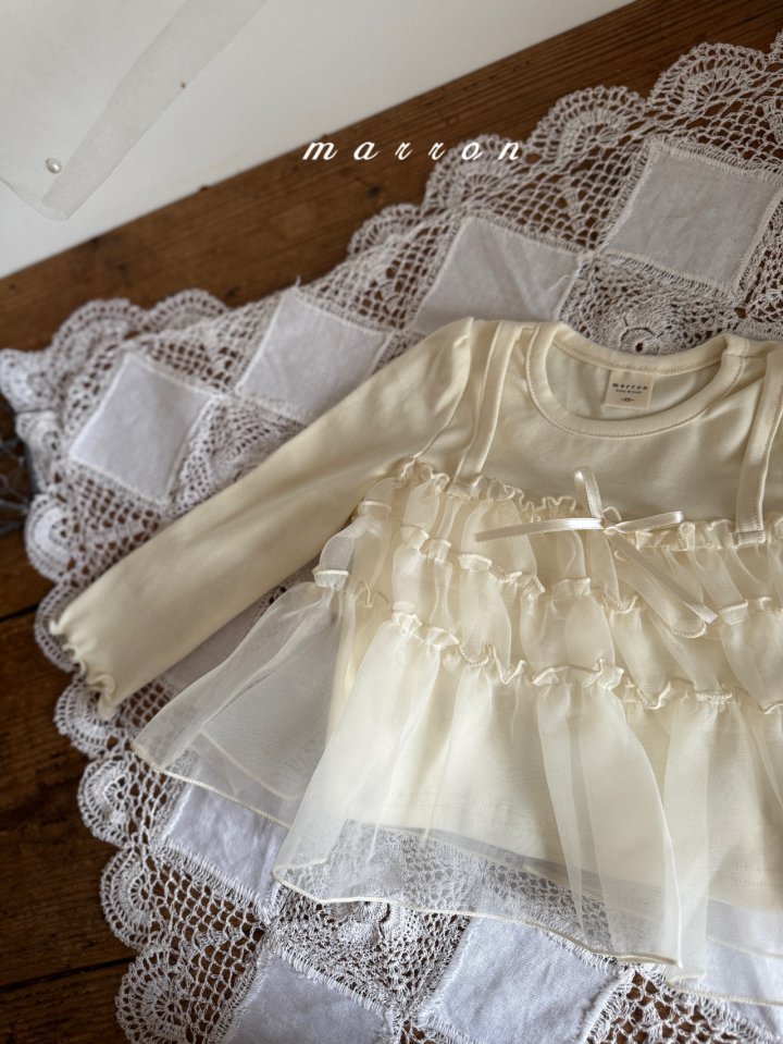 Marron - Korean Baby Fashion - #onlinebabyshop - Tiered Bustier Tee - 5