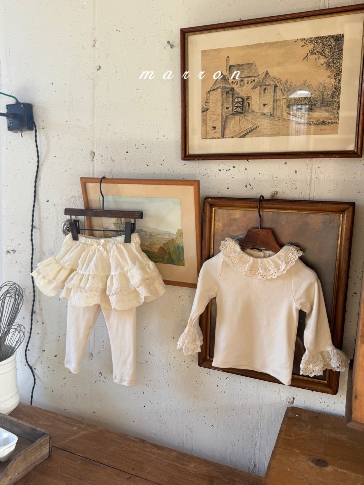 Marron - Korean Baby Fashion - #onlinebabyshop - Lace Tutu Leggings - 10