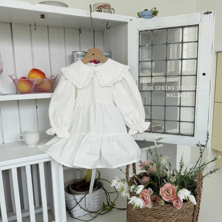 Melikey - Korean Children Fashion - #Kfashion4kids - Basic Tiered One-piece - 3