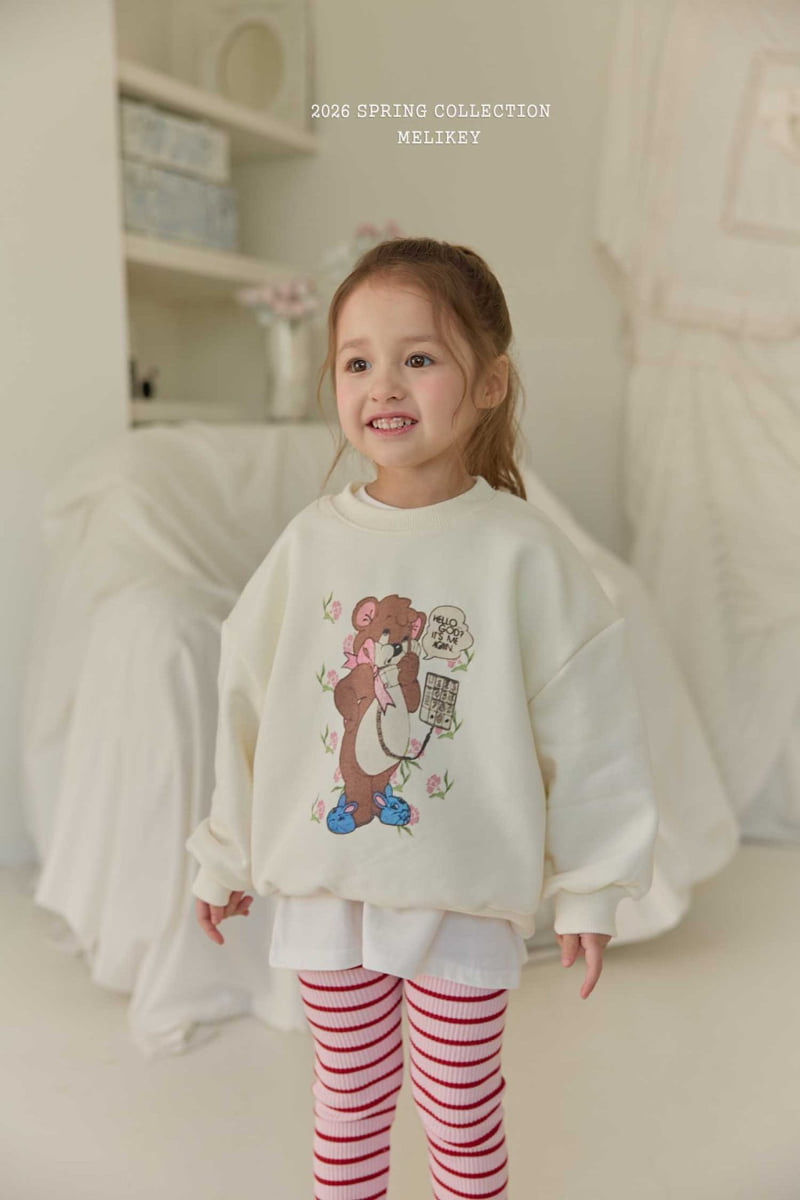 Melikey - Korean Children Fashion - #Kfashion4kids - Call Me Bear Sweatshirt - 12