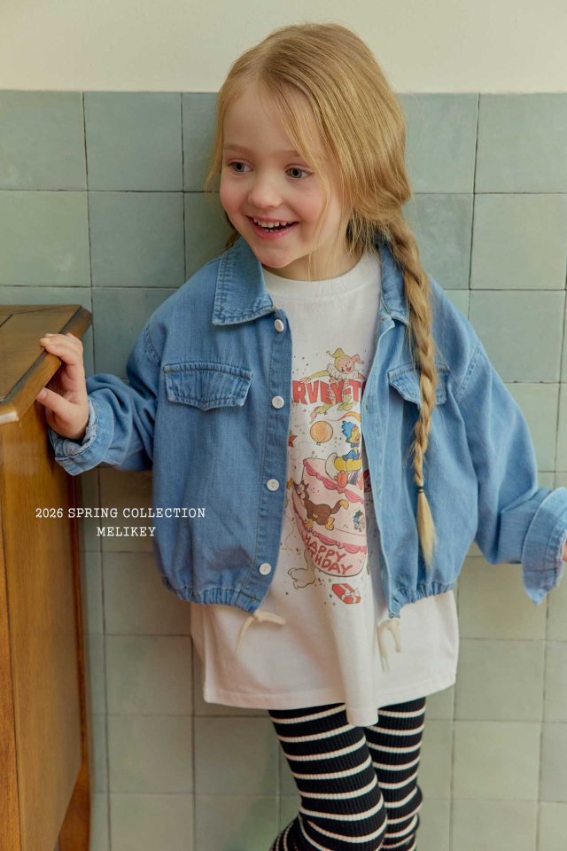 Melikey - Korean Children Fashion - #Kfashion4kids - Hooded Denim Shirt - 8