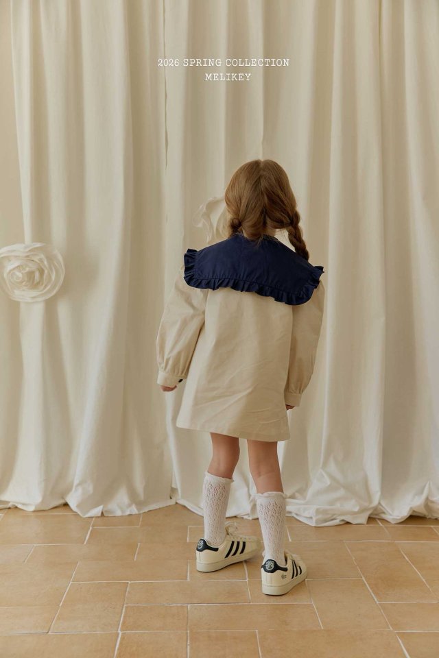 Melikey - Korean Children Fashion - #childofig - Color Block Sailor Double One-piece - 8