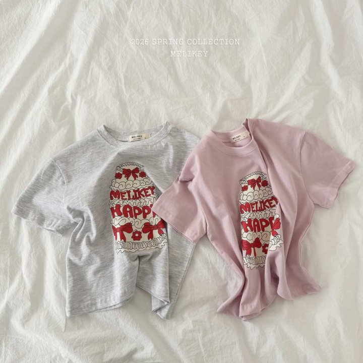 Melikey - Korean Children Fashion - #childofig - Cake Short Sleeve Tee - 5