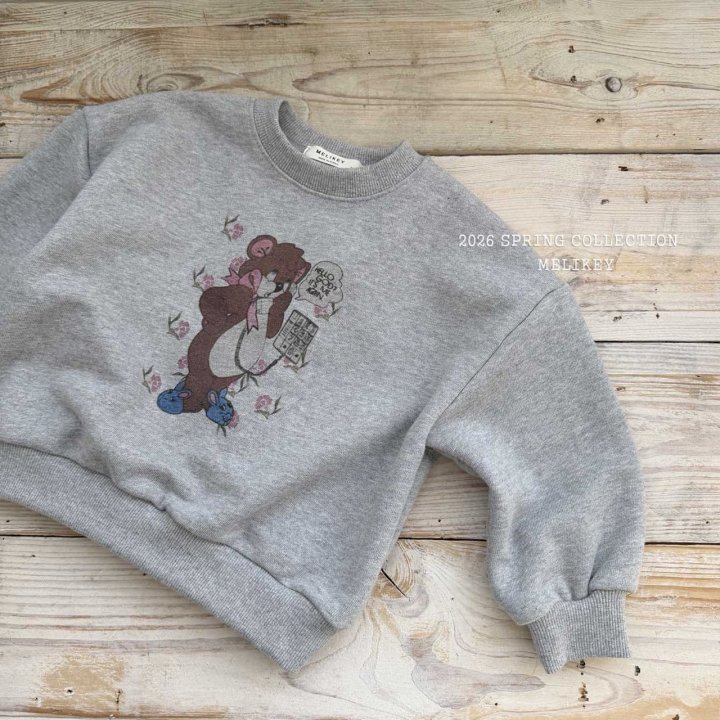 Melikey - Korean Children Fashion - #stylishchildhood - Call Me Bear Sweatshirt - 4