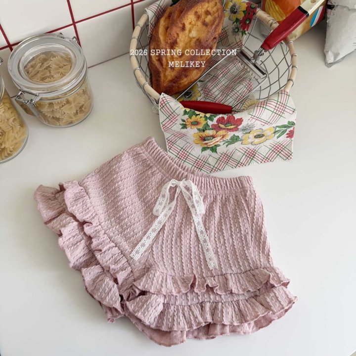 Melikey - Korean Children Fashion - #prettylittlegirls - Choo-Choo Frill Pants - 4