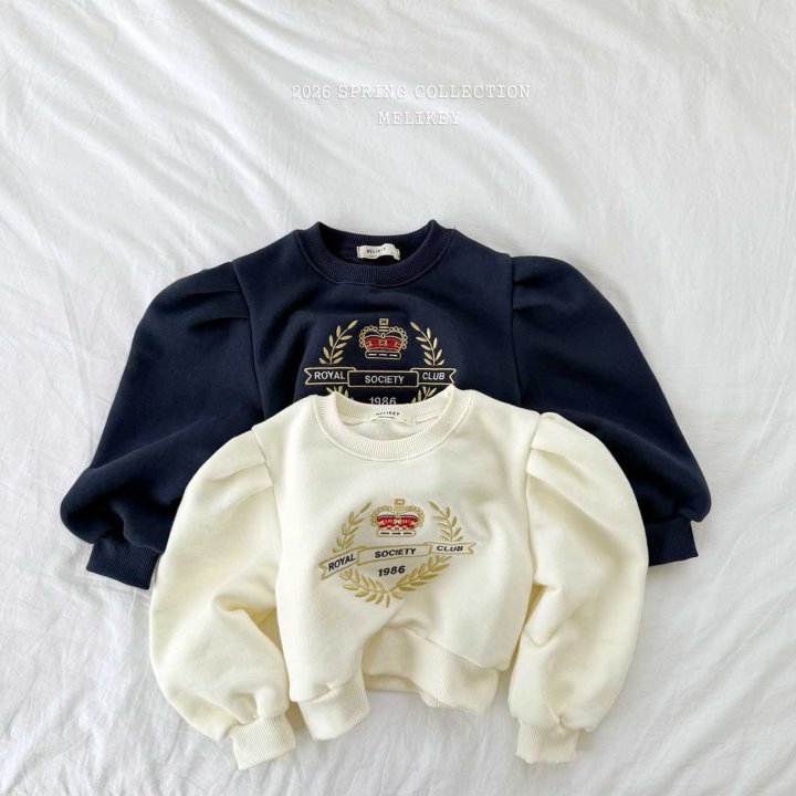Melikey - Korean Children Fashion - #childofig - Royal Puff Sweatshirt