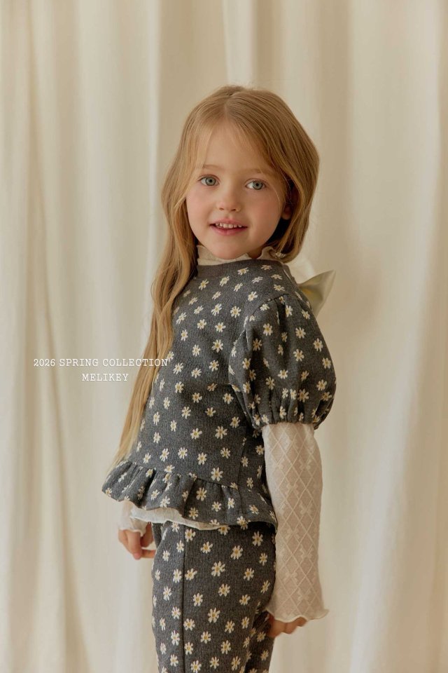 Melikey - Korean Children Fashion - #childrensboutique - Daisy Frill Tee - 9
