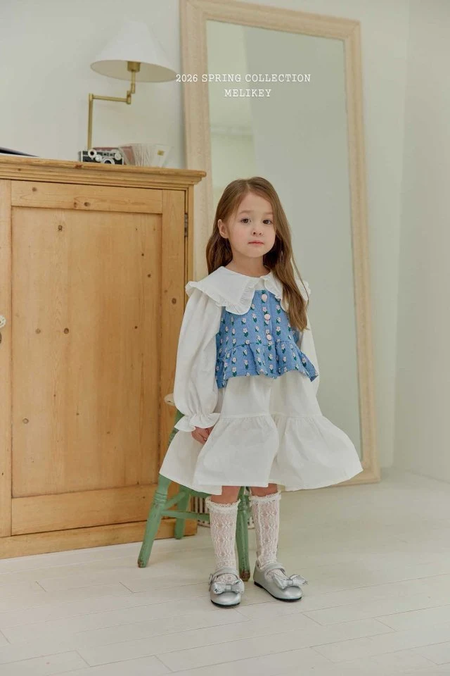 Melikey - Korean Children Fashion - #childrensboutique - Basic Tiered One-piece - 12