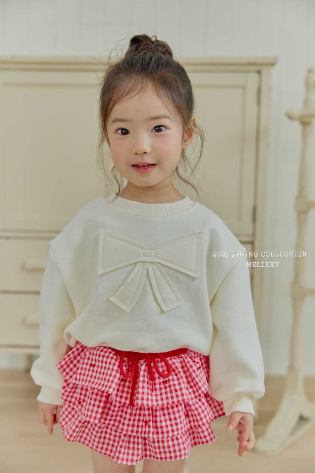 Melikey - Korean Children Fashion - #childrensboutique - Butterfly Ribbon Sweatshirt - 9
