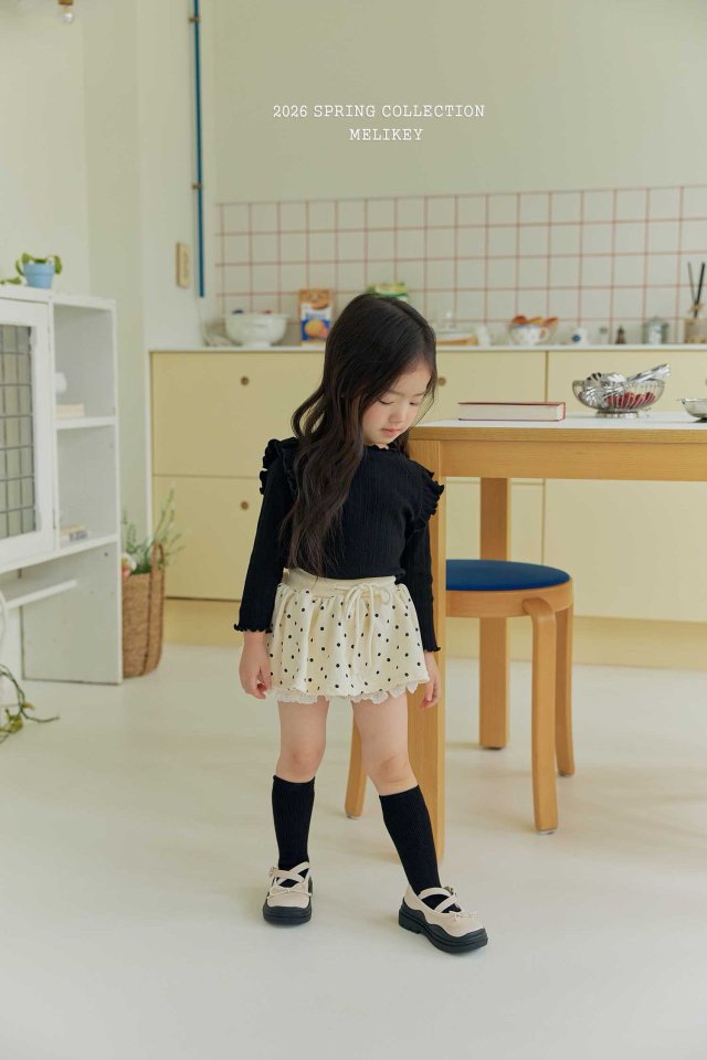 Melikey - Korean Children Fashion - #childrensboutique - Frill Wing Tee - 9
