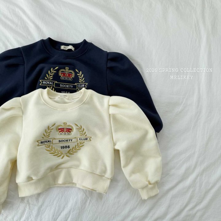 Melikey - Korean Children Fashion - #childrensboutique - Royal Puff Sweatshirt - 3