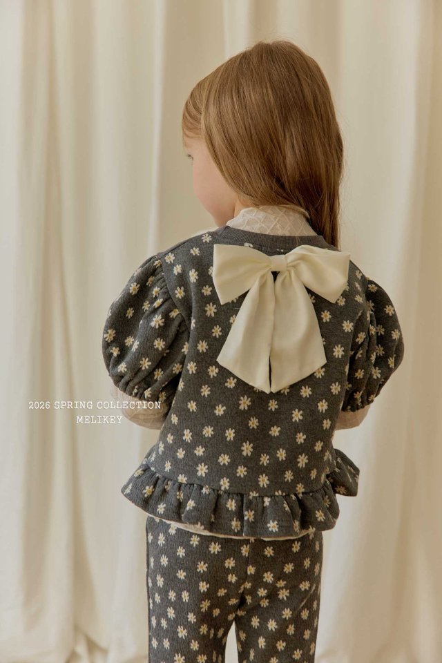 Melikey - Korean Children Fashion - #designkidswear - Daisy Frill Tee - 10