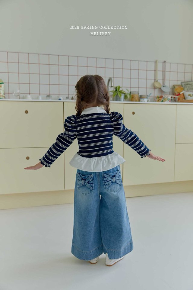 Melikey - Korean Children Fashion - #designkidswear - Wild Ribbon Pants - 9