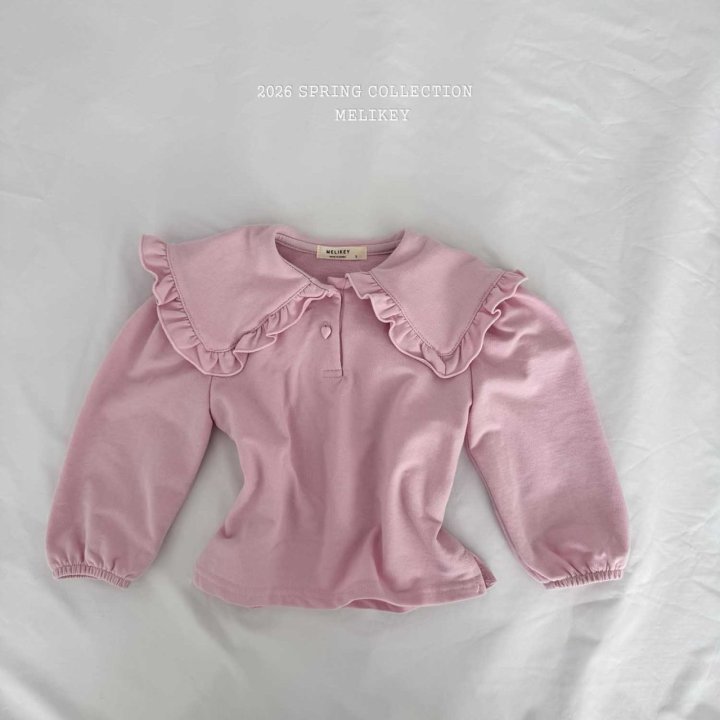 Melikey - Korean Children Fashion - #designkidswear - Sailor Frill Tee - 3