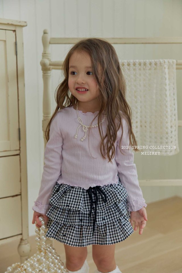 Melikey - Korean Children Fashion - #designkidswear - Lucy Frill Tee - 7