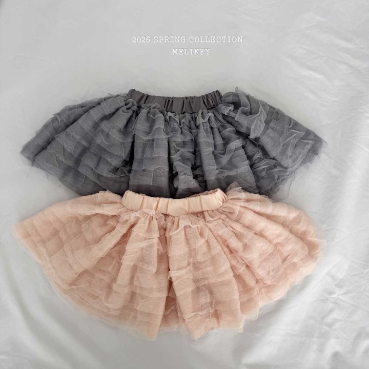 Melikey - Korean Children Fashion - #designkidswear - Flared Tulle Skirt - 3