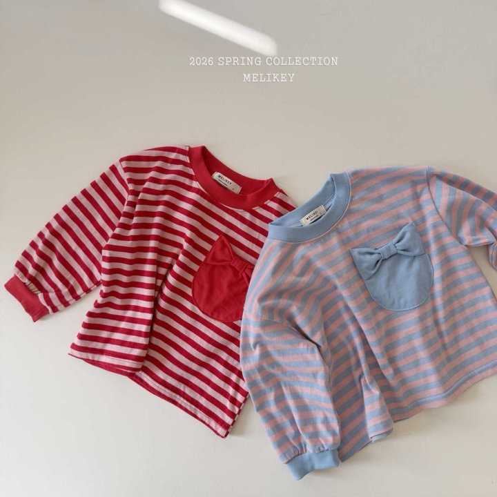Melikey - Korean Children Fashion - #designkidswear - Soda Ribbon Tee