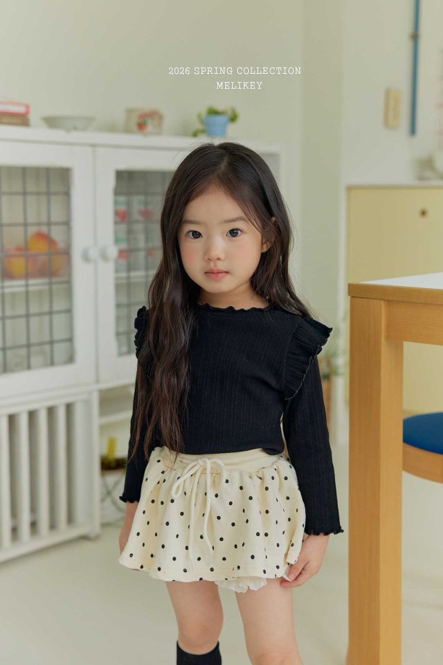 Melikey - Korean Children Fashion - #designkidswear - Frill Wing Tee - 10