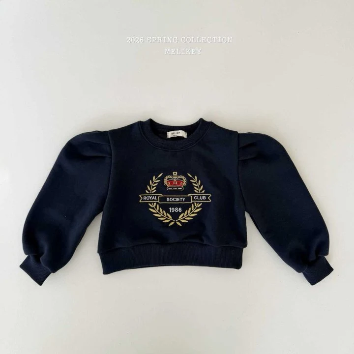 Melikey - Korean Children Fashion - #childrensboutique - Royal Puff Sweatshirt - 4