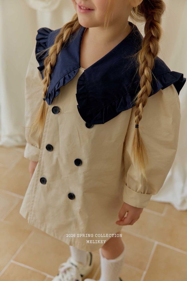 Melikey - Korean Children Fashion - #discoveringself - Color Block Sailor Double One-piece - 11