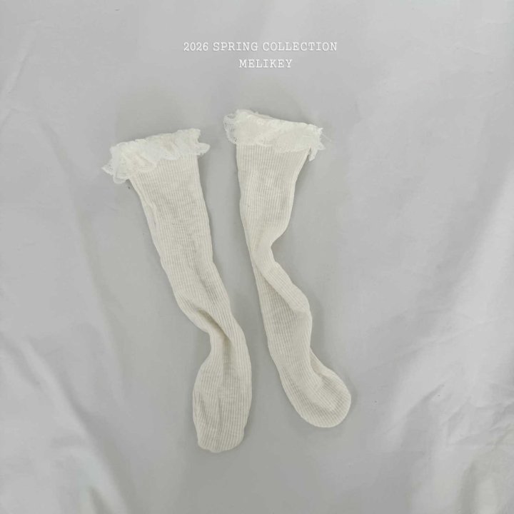 Melikey - Korean Children Fashion - #designkidswear - Ally Frill Socks - 4