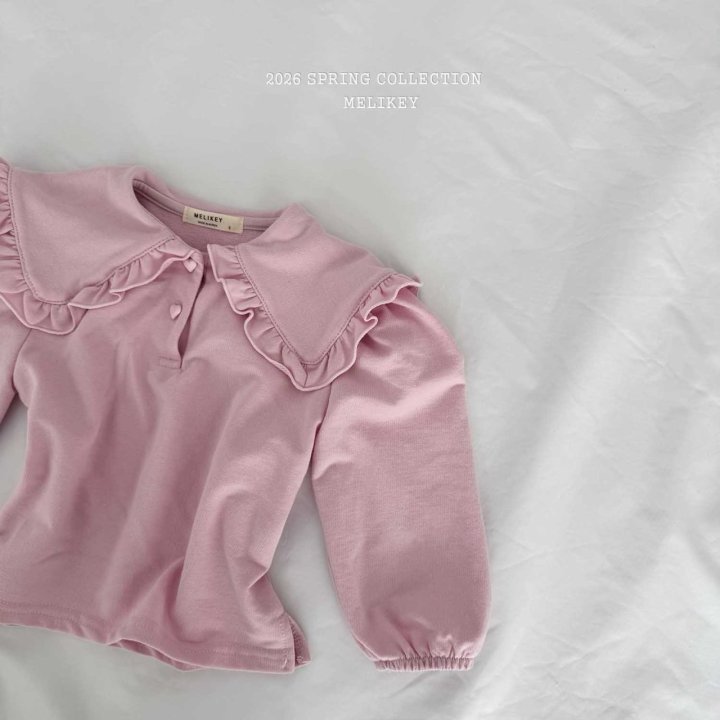 Melikey - Korean Children Fashion - #designkidswear - Sailor Frill Tee - 4