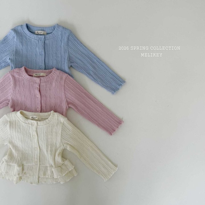 Melikey - Korean Children Fashion - #discoveringself - Tutu Frill Cardigan - 3