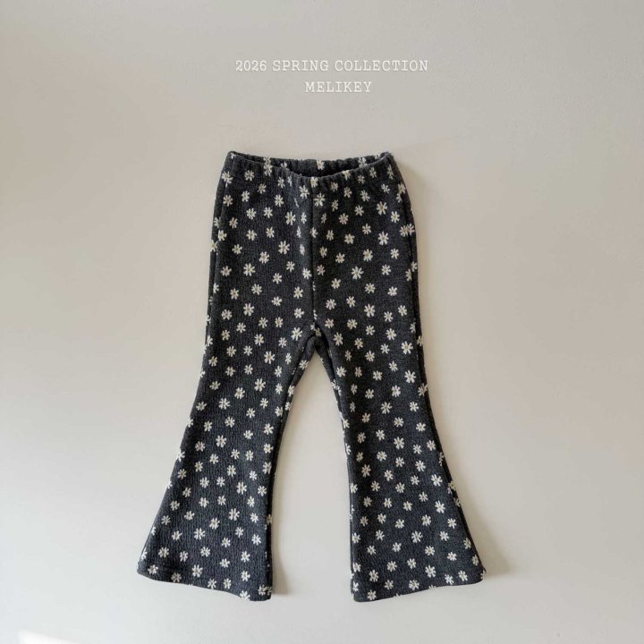 Melikey - Korean Children Fashion - #discoveringself - Spring Daisy Bootcut Pants - 6