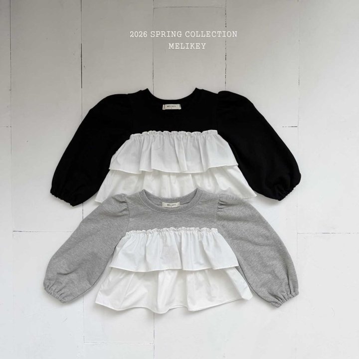 Melikey - Korean Children Fashion - #discoveringself - Rose Tiered Blouse