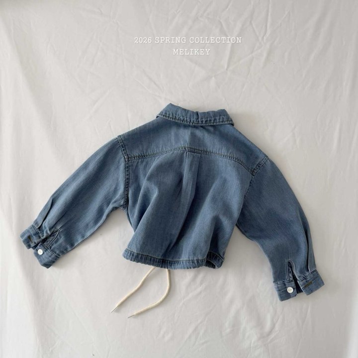 Melikey - Korean Children Fashion - #discoveringself - Hooded Denim Shirt - 3