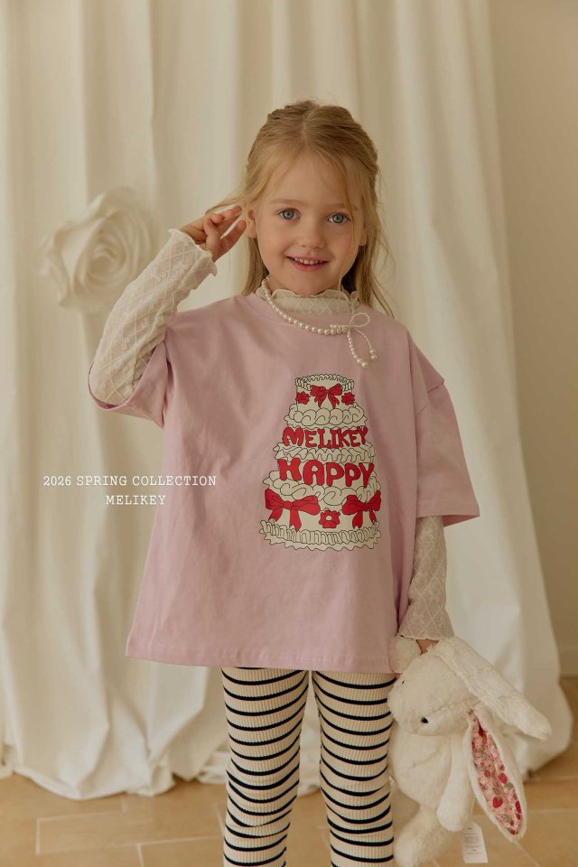 Melikey - Korean Children Fashion - #fashionkids - Cake Short Sleeve Tee - 9