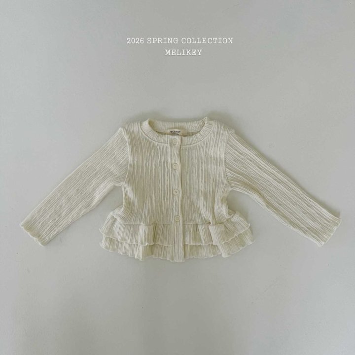 Melikey - Korean Children Fashion - #discoveringself - Tutu Frill Cardigan - 4