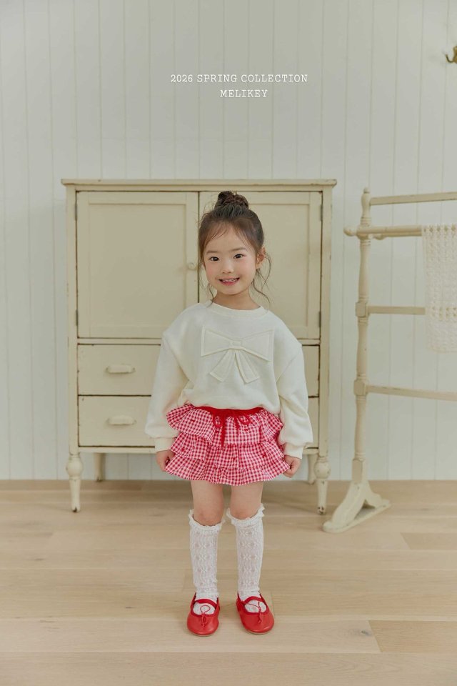 Melikey - Korean Children Fashion - #fashionkids - Butterfly Ribbon Sweatshirt - 12