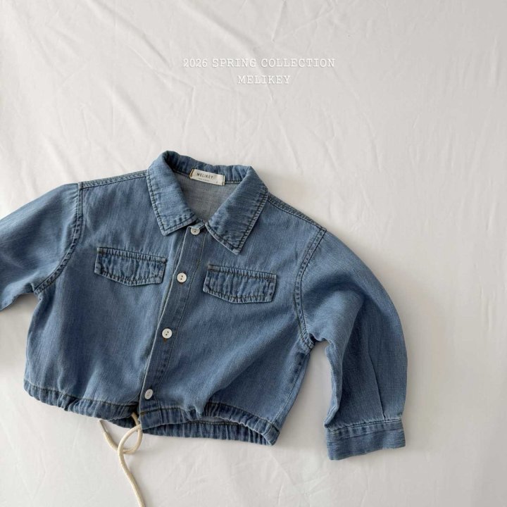 Melikey - Korean Children Fashion - #discoveringself - Hooded Denim Shirt - 4
