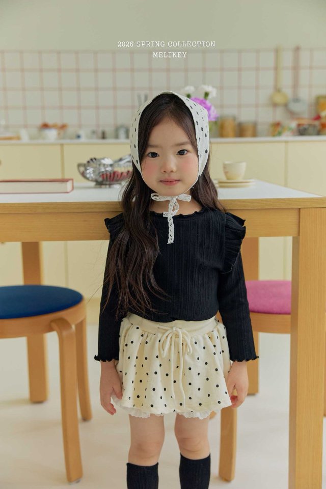 Melikey - Korean Children Fashion - #kidsshorts - Dot Scarf - 8