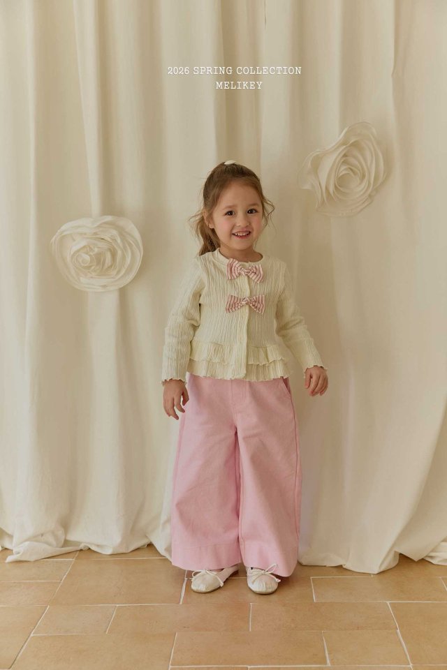 Melikey - Korean Children Fashion - #kidsshorts - Wild Ribbon Pants - 12