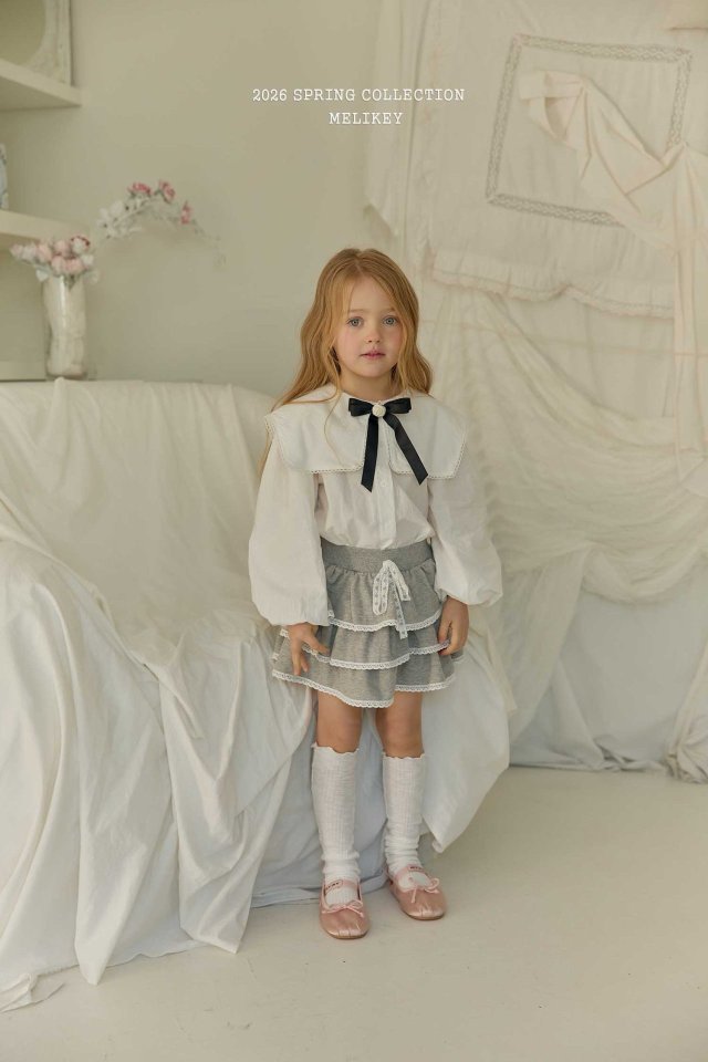 Melikey - Korean Children Fashion - #kidsshorts - Square Blouse - 9
