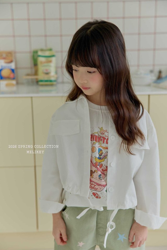 Melikey - Korean Children Fashion - #kidsshorts - String Shirt - 12