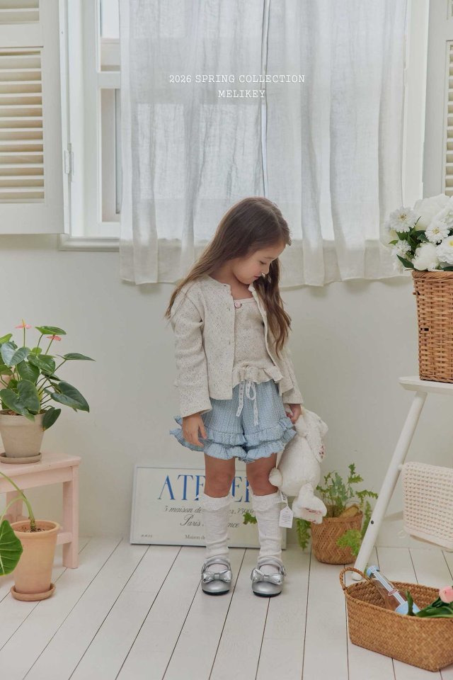 Melikey - Korean Children Fashion - #kidsshorts - Choo-Choo Frill Pants - 10