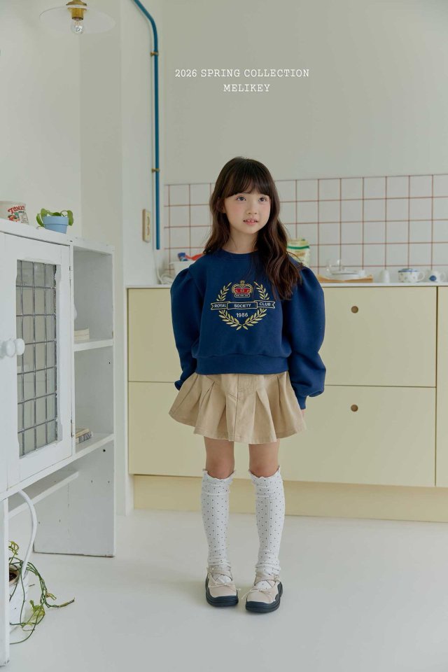 Melikey - Korean Children Fashion - #kidsshorts - Royal Puff Sweatshirt - 7