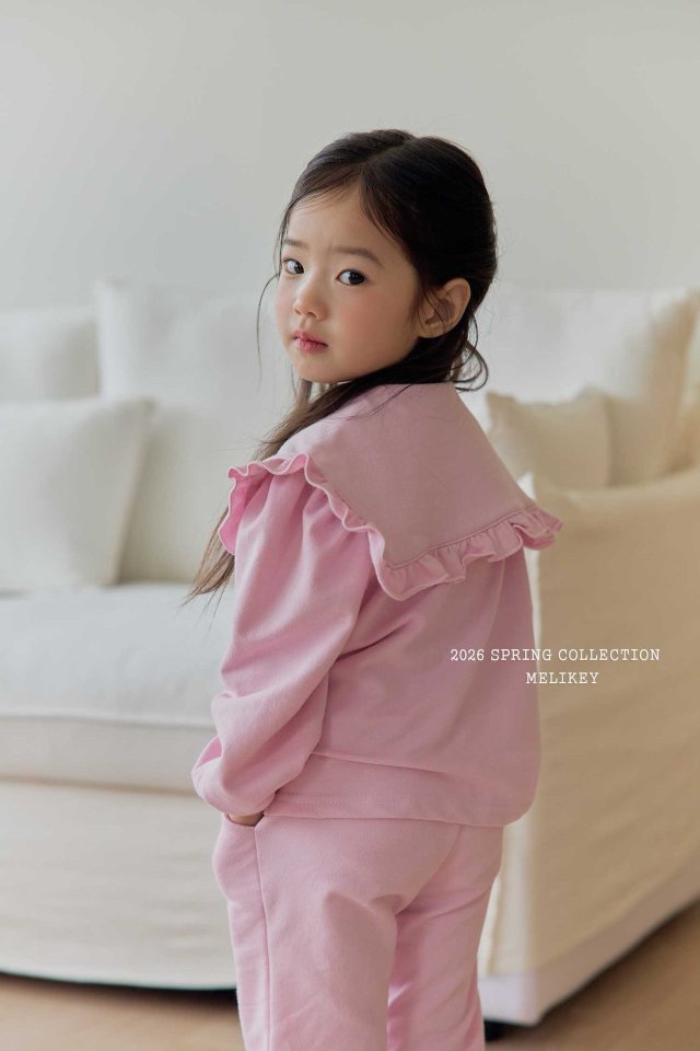 Melikey - Korean Children Fashion - #kidsstore - Sailor Frill Tee - 7